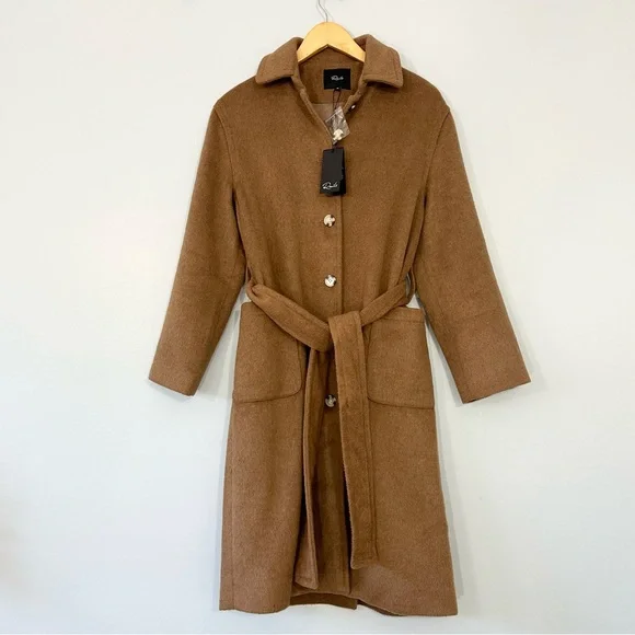 RAILS NADINE NWTWOOL-BLEND COAT IN CAMEL XS-S - Picture 12 of 16